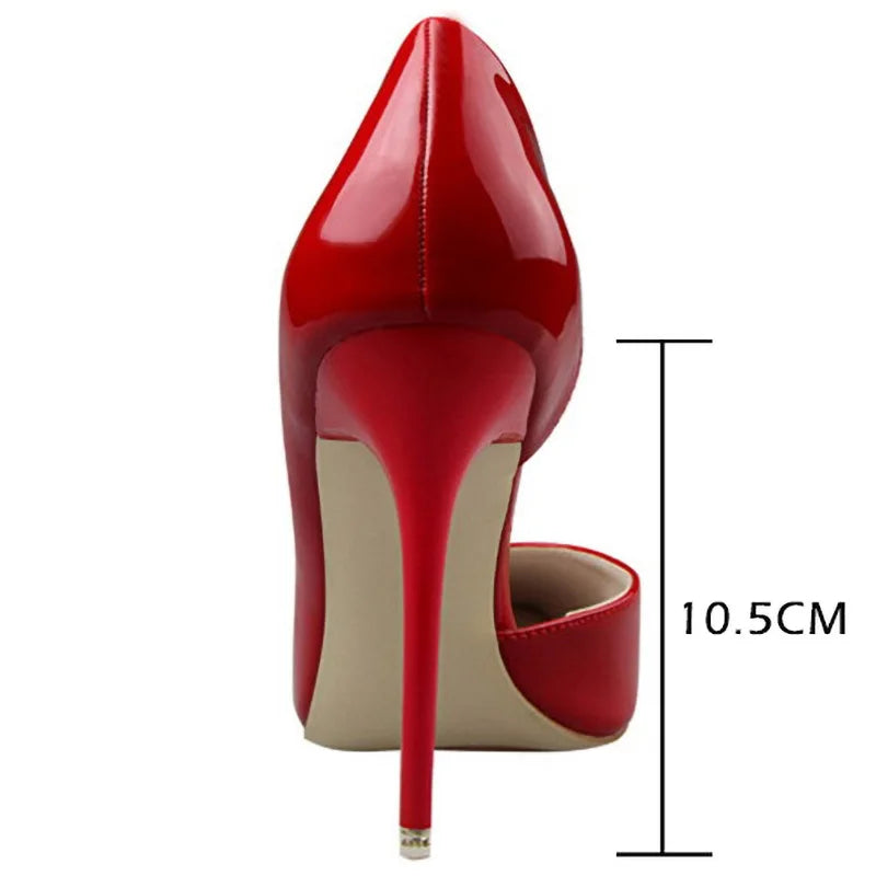 BIGTREE Shoes Patent Leather Heels 2023 Fashion Woman Pumps Stiletto Women Shoes Sexy Party Shoes Women High Heels 12 Colour