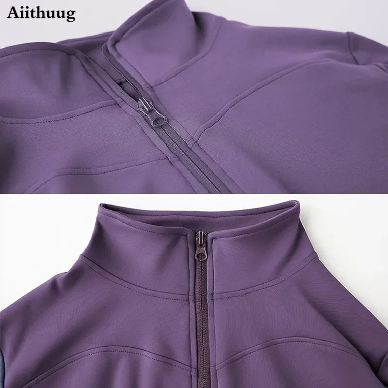 Women's Full Zip-up Yoga Sports Running Jacket