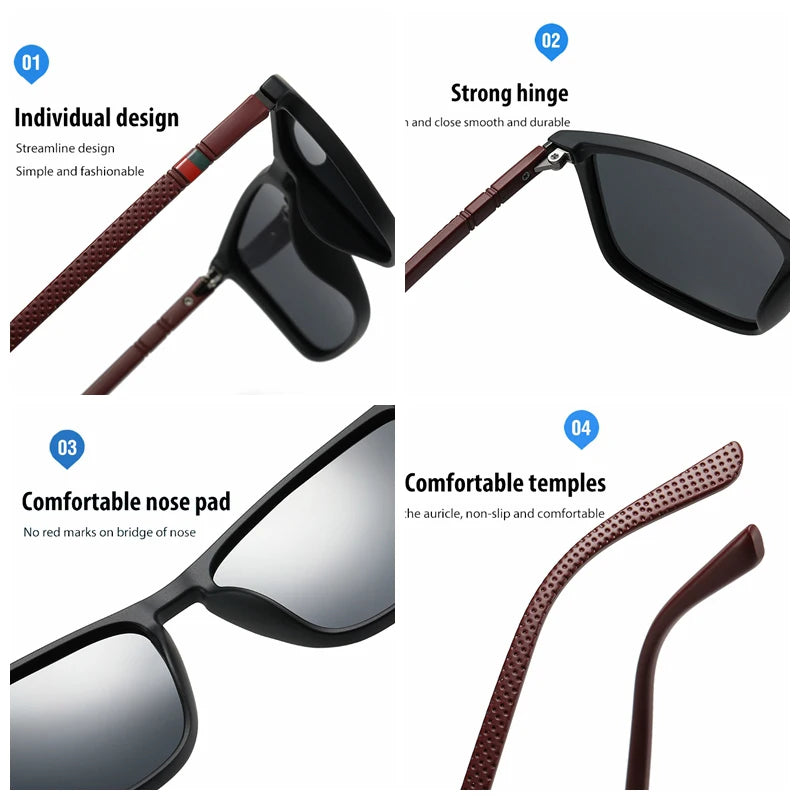 2022 TR90 Polarized Sunglasses For Women Men UV400 Protection Brand Driving Sun Glasses Fashion Oculos De Sol Male Gafas